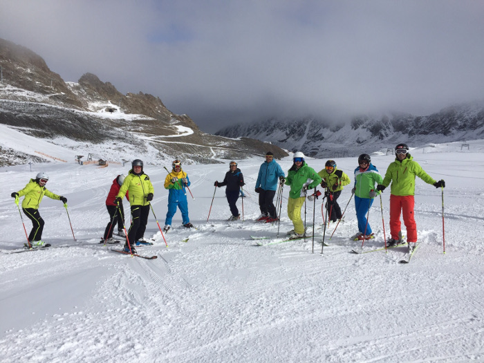 Trainer Fortbildung am Kaunertaler Gletscher Anfang Oktober 2015