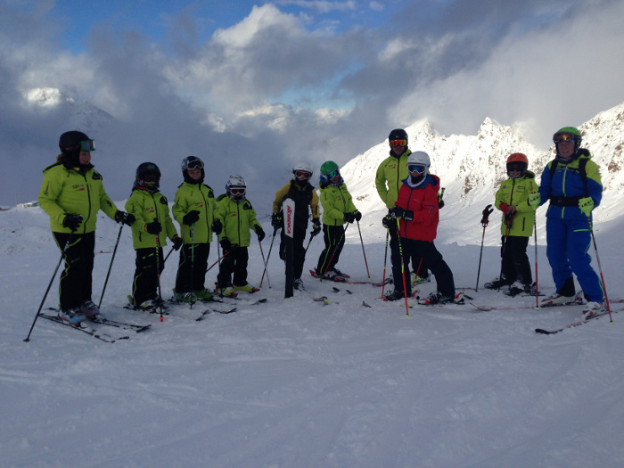 Training am Kaunertaler Gletscher Ende November 2015